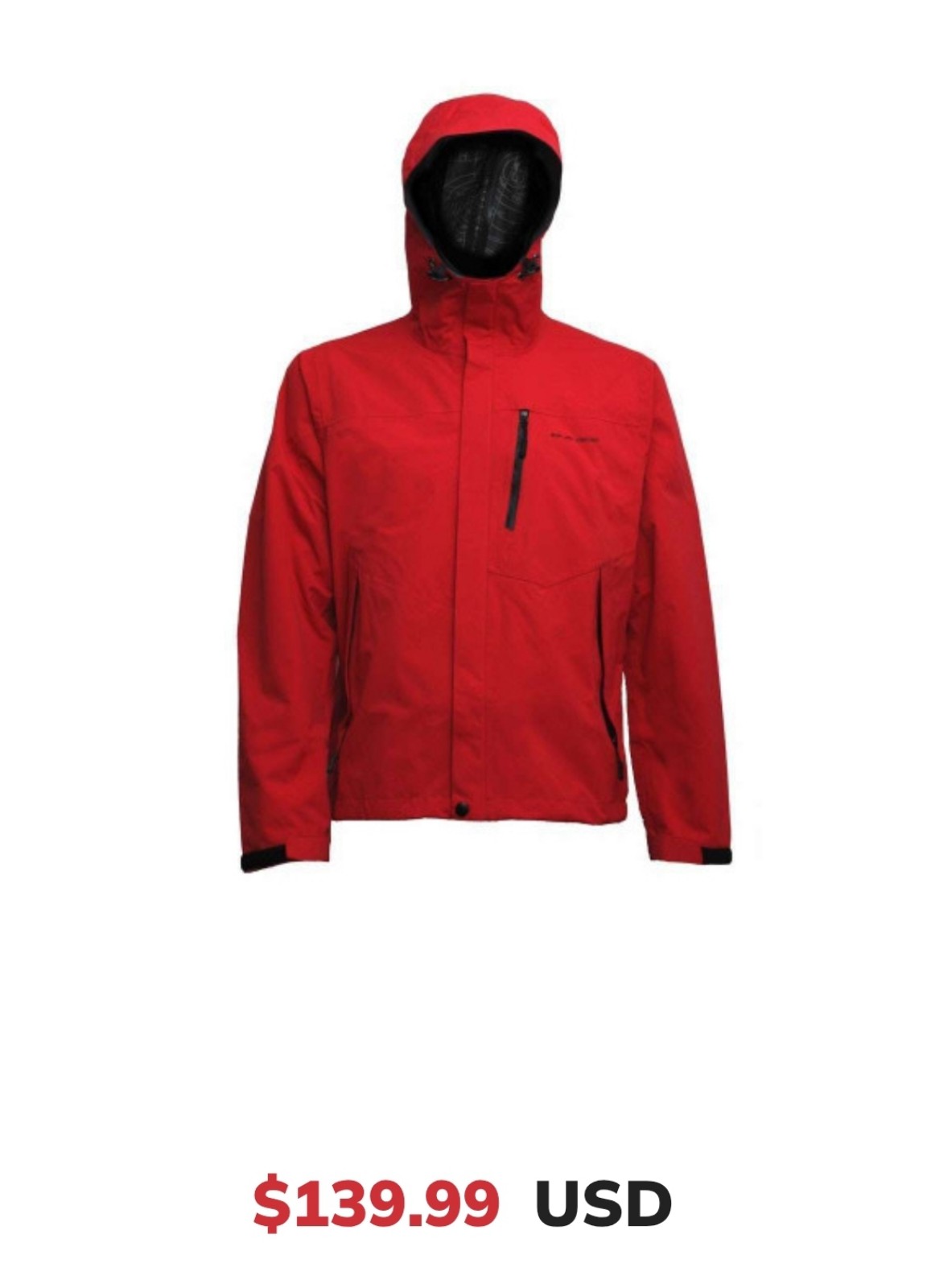 Grundens Gage Storm Surge Hooded Performance Weather Proof Jacket Mens Small