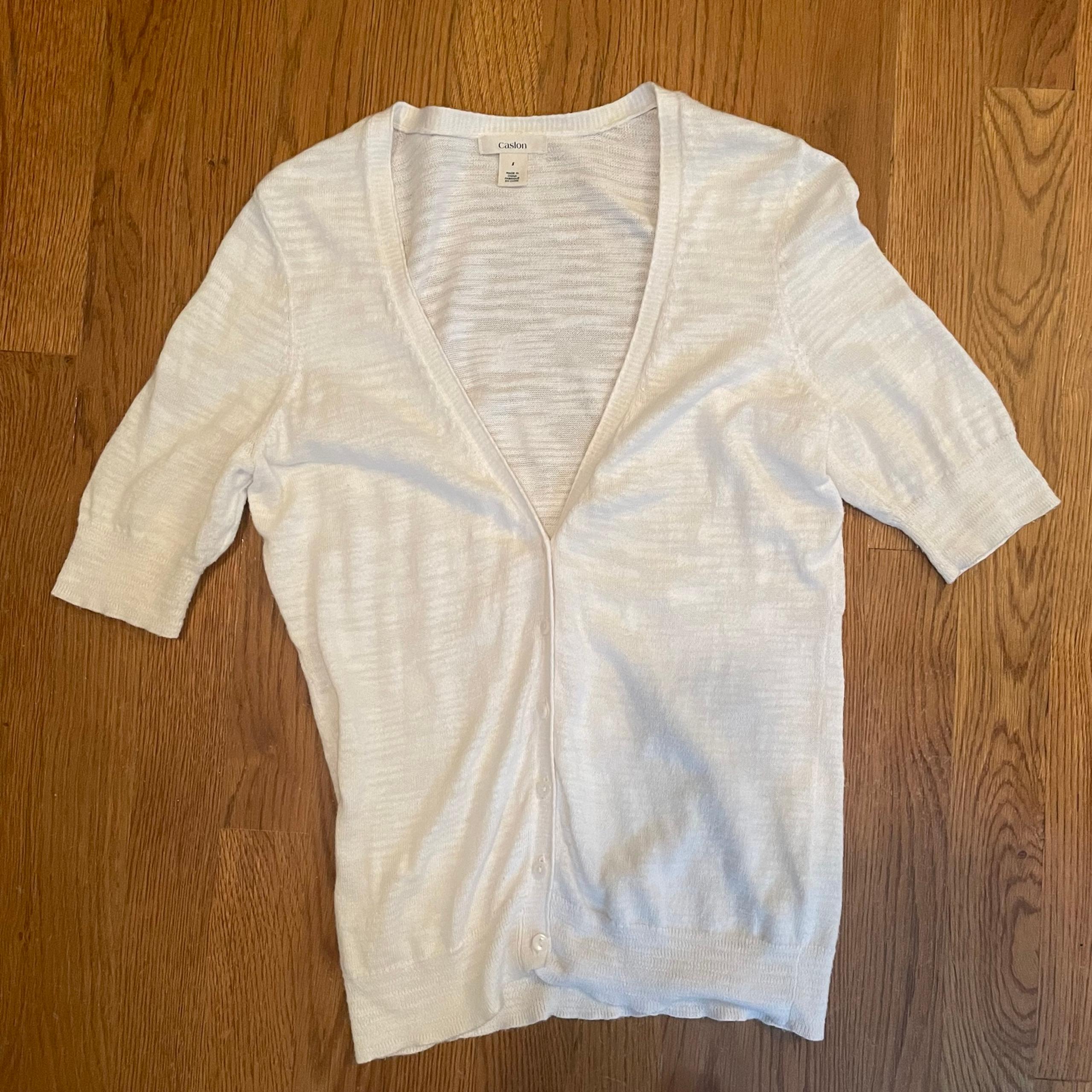 Caslon short sleeve cardigan
