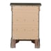 Gray Nightstand - Traditional Style, 2 Drawers, Bedroom Furniture