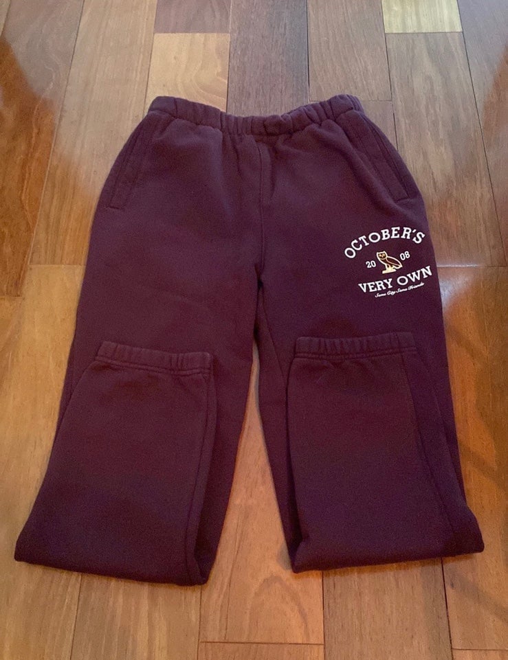 October’s Very Own Burgundy Sweatpants