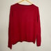Smartwool Womens Red Textured Long Sleeve Crewneck Pullover Sweater Size L