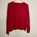 Smartwool Womens Red Textured Long Sleeve Crewneck Pullover Sweater Size L