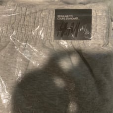 grey sweatpants