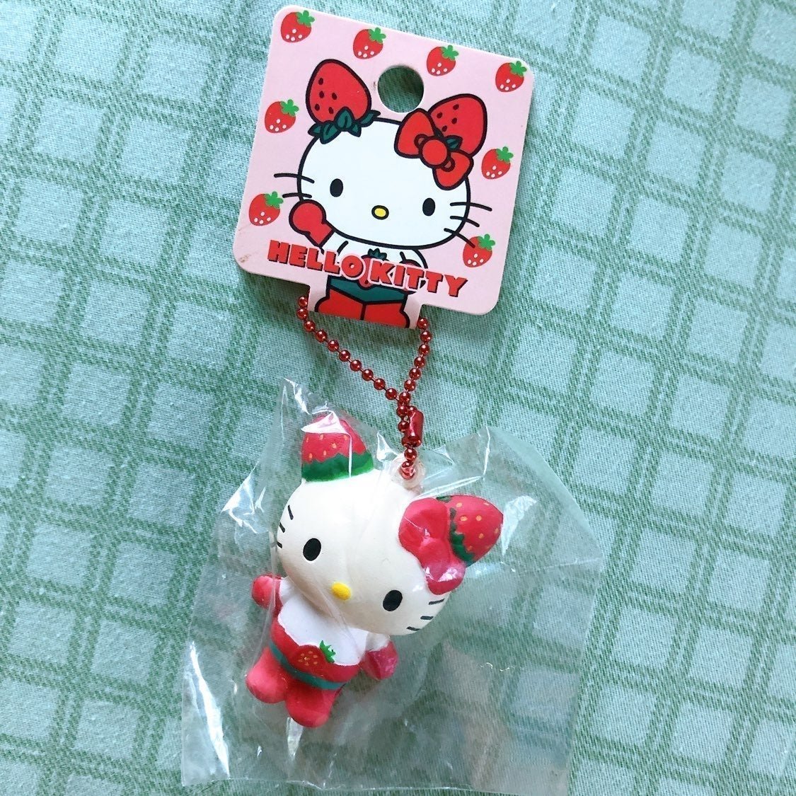 Rare Ichigo Strawberry HK Hello Kitty Costume Squishy
