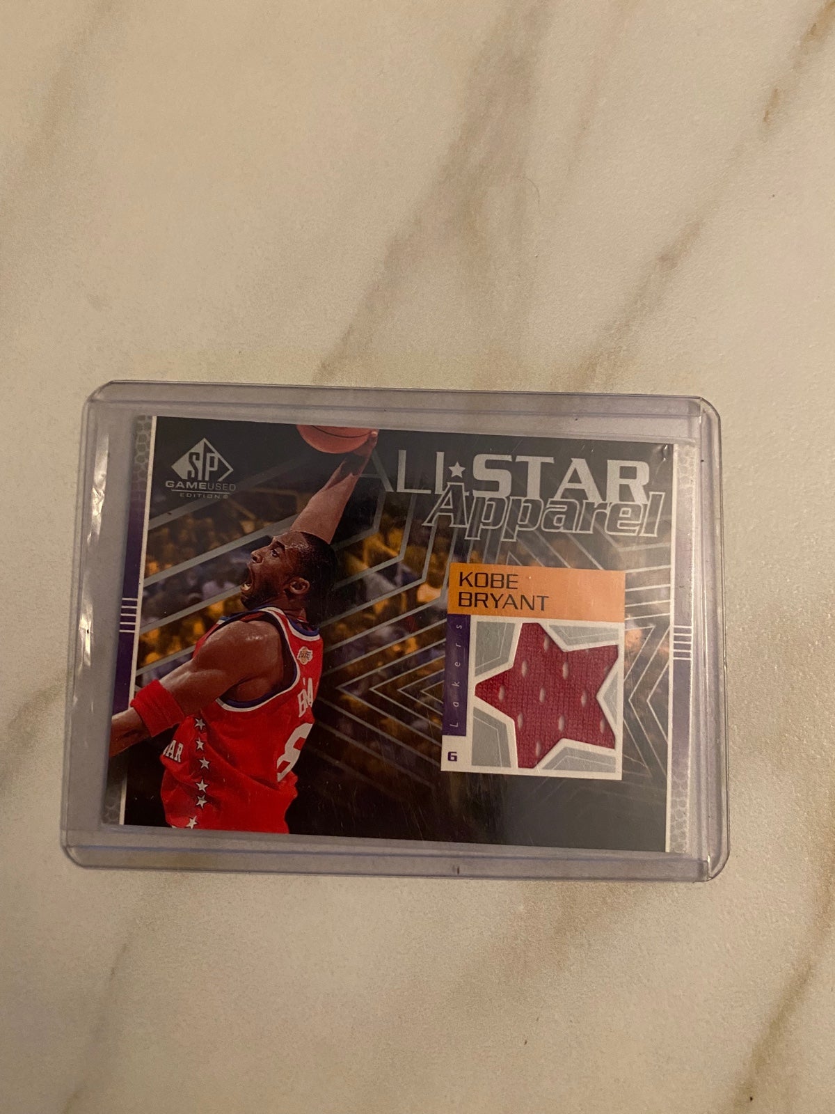 Kobe Bryant all star jersey card