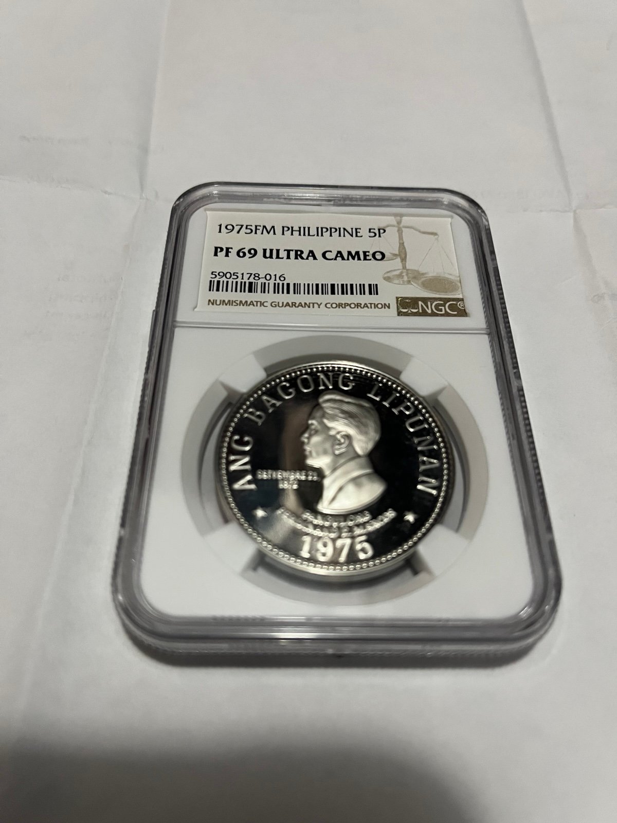 1975 5P PF 69 Ultra Cameo