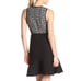Rebecca Taylor Grey & Metallic Blue Paneled Tweed Flounce Dress Size 8