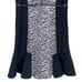 Rebecca Taylor Grey & Metallic Blue Paneled Tweed Flounce Dress Size 8