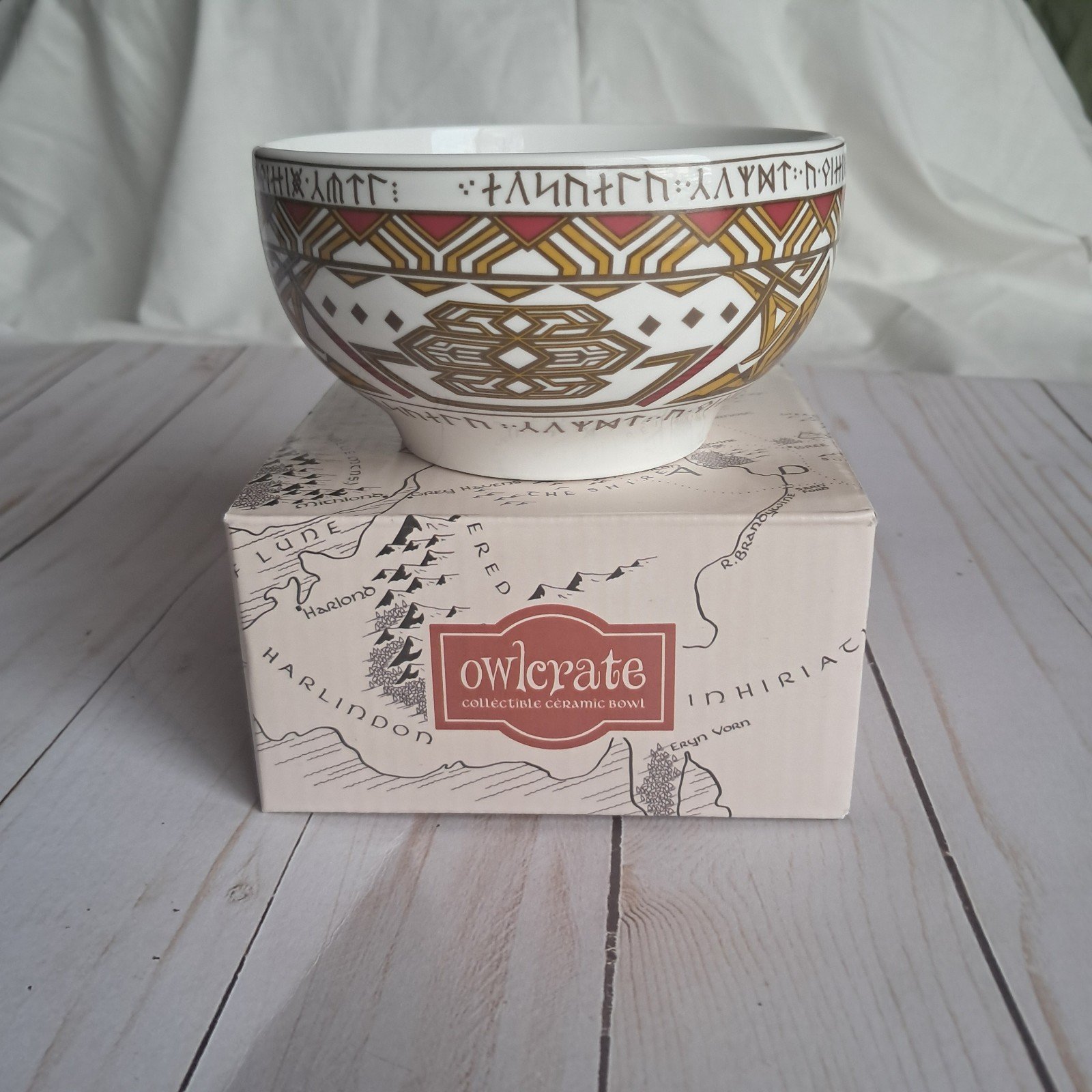 Owlcrate lotr bowls Erebor