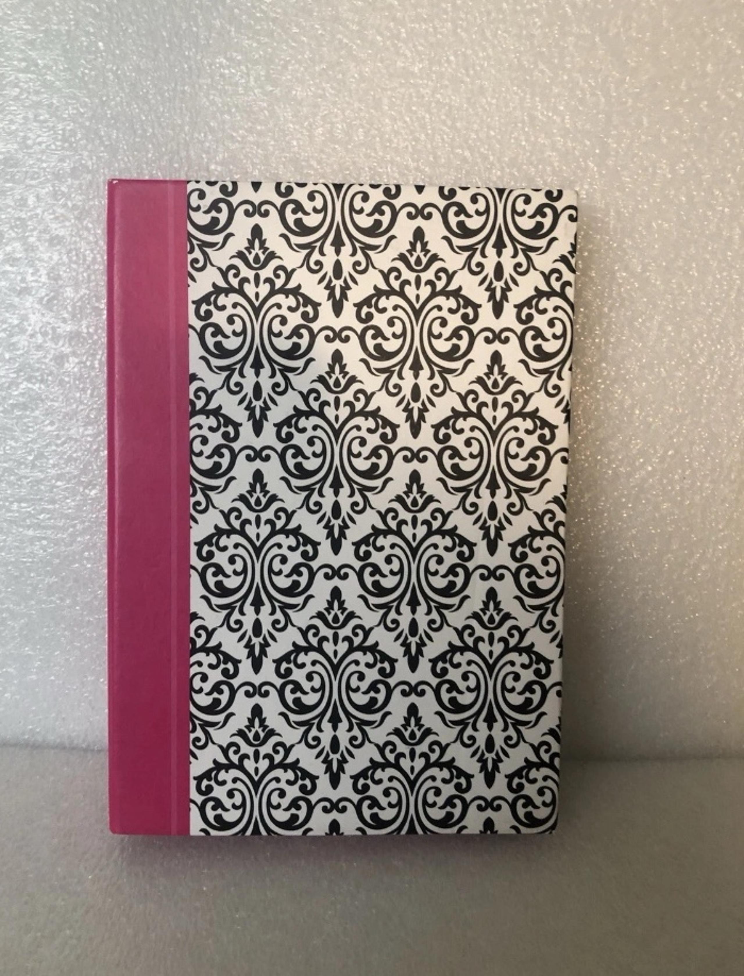 POST-IT HARD COVER SMALL NOTEBOOK w/PINK PAGES (hard to find)