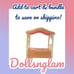 Vintage 1995 Playskool Cozy Canopy Dollhouse Bedroom Set w/Bed Table Lamp DollWe
