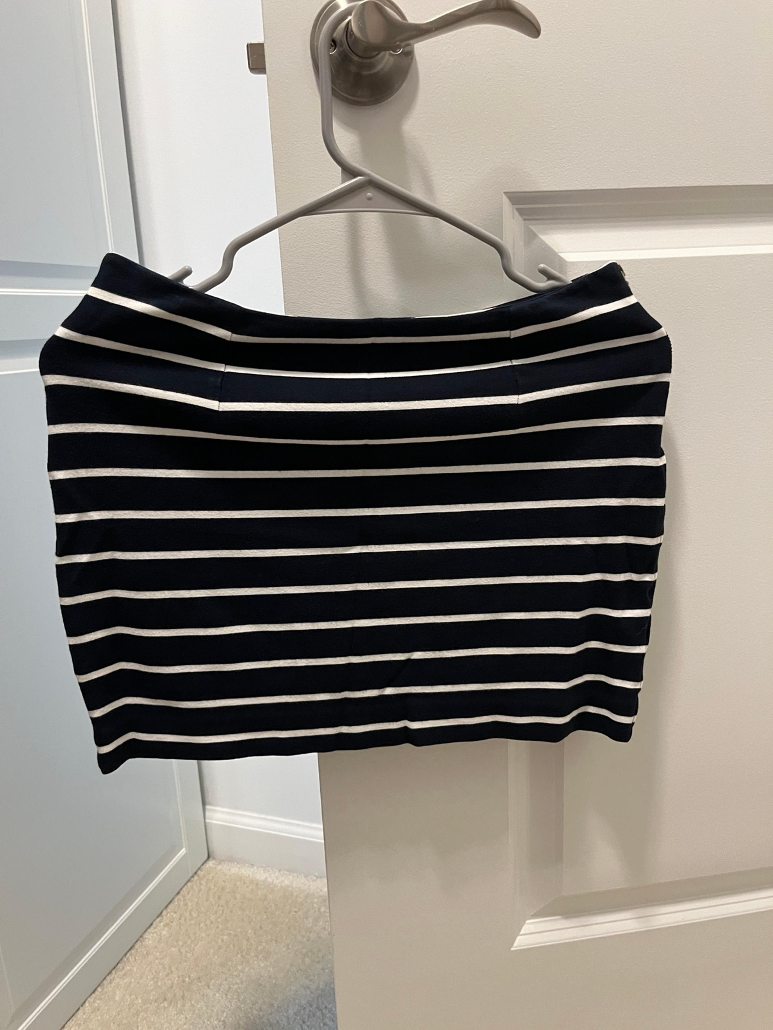 Banana Republic Stripe mini pencil skirt size 0