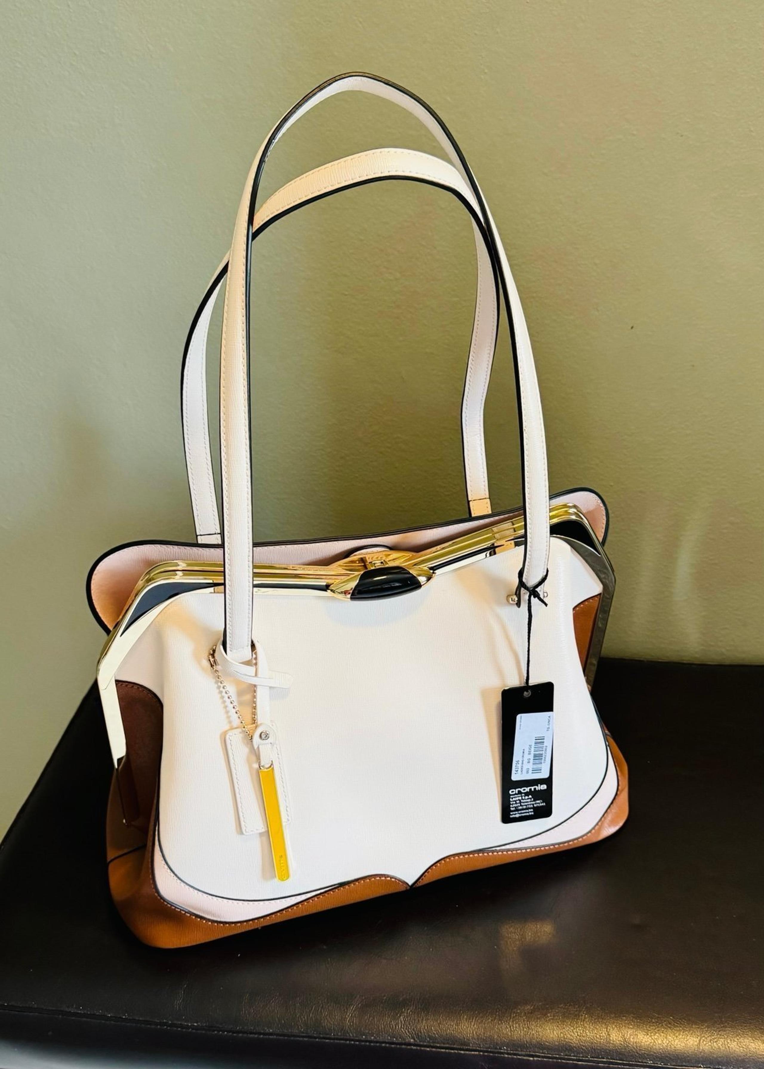 Cromia Italian Leather Handbag New