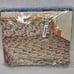 Vtg Signature 3-Piece Twin Size Sheet Set Blue & Pink Floral Polyester/Cotton