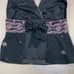 Vintage 90s Y2k Cache Embroidered Tie Back Halter Top Whimsigoth Trashy Fairy M