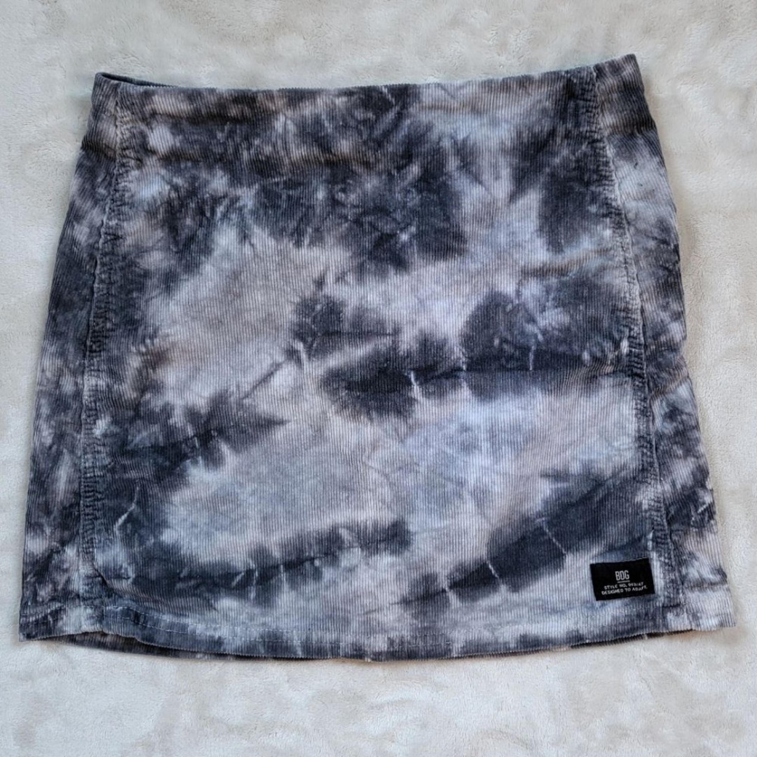 Women's Size Small BDG Urban Outfitters Y2K Tie Dye Corduroy Mini Skirt