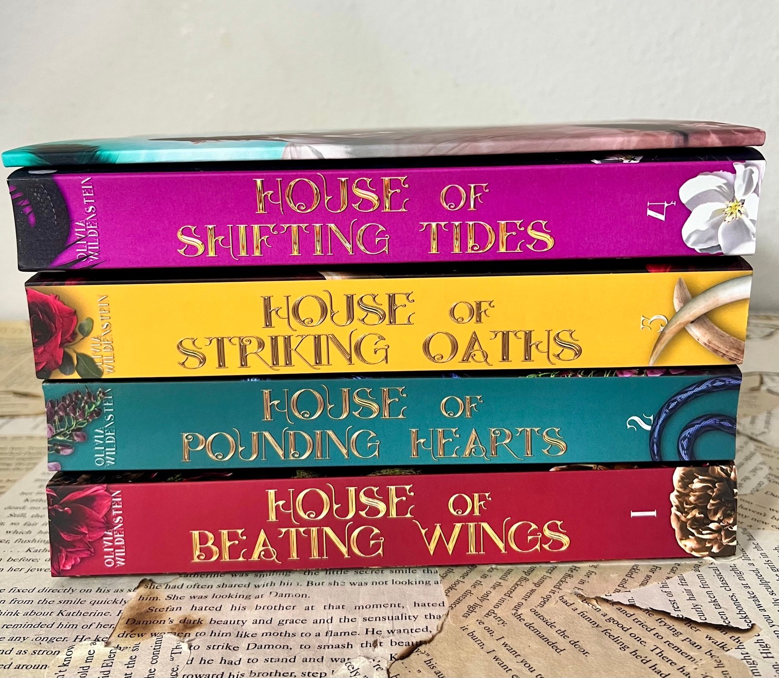 Kingdom Of Crows series OOP- out of print paperbacks 0-4 signed