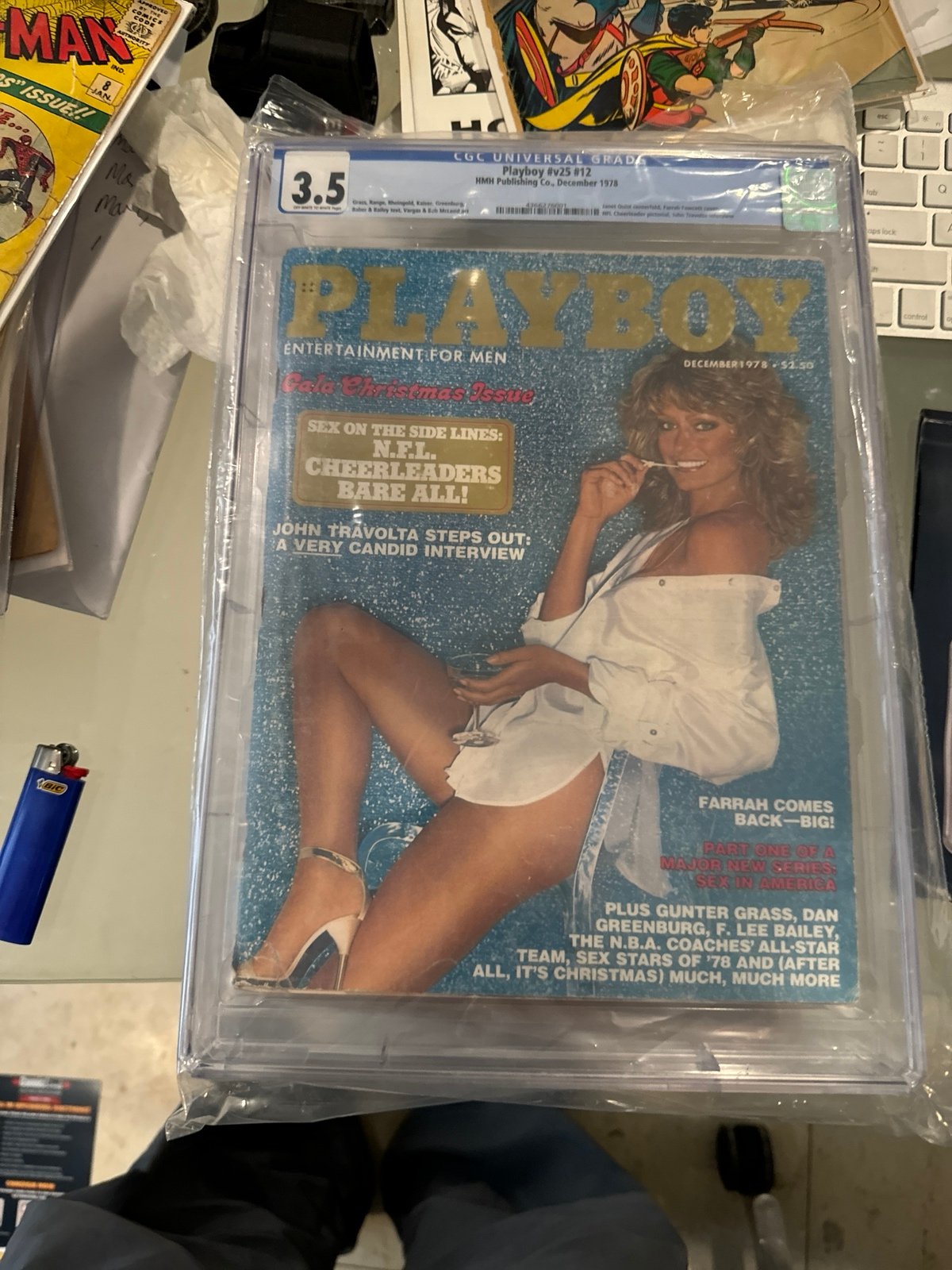 playboy magazine December 1978 CGC 3.5 Farrah