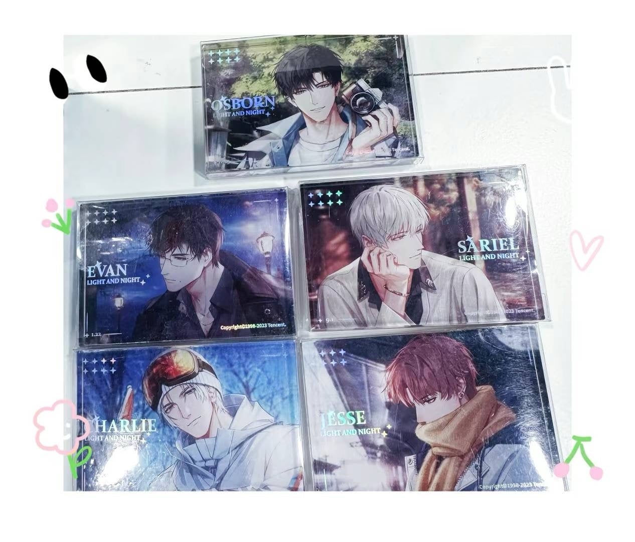 光与夜之恋大熊猫Light and Night X Panda acrylic block stand set