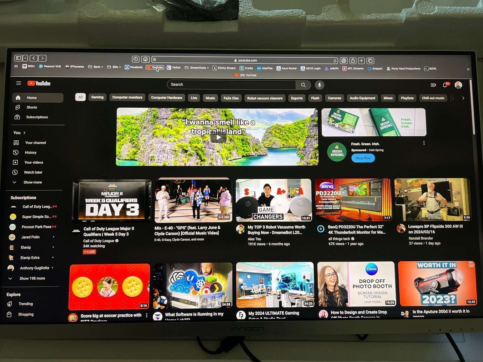INNOCN 32 Mini LED 4K UHD 3840 x 2160 Computer Gaming Monitor