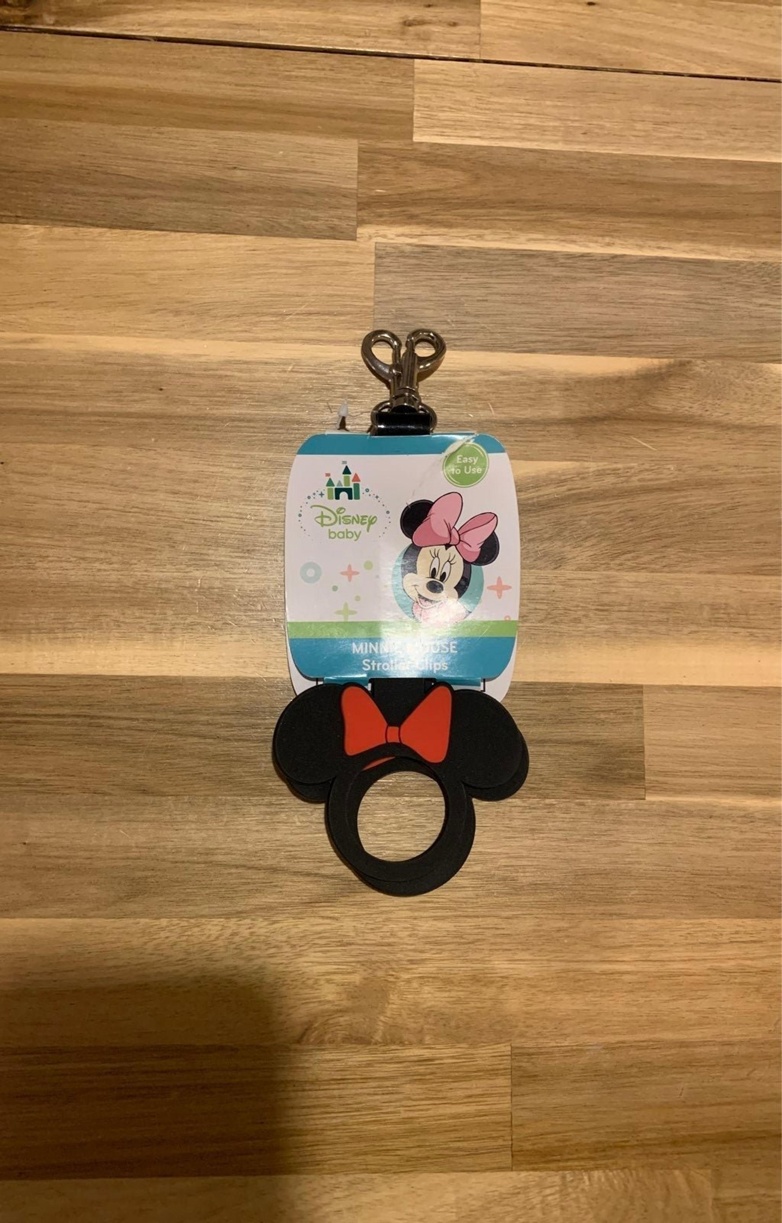 Disney Baby Minnie Mouse stroller clips 2 pack