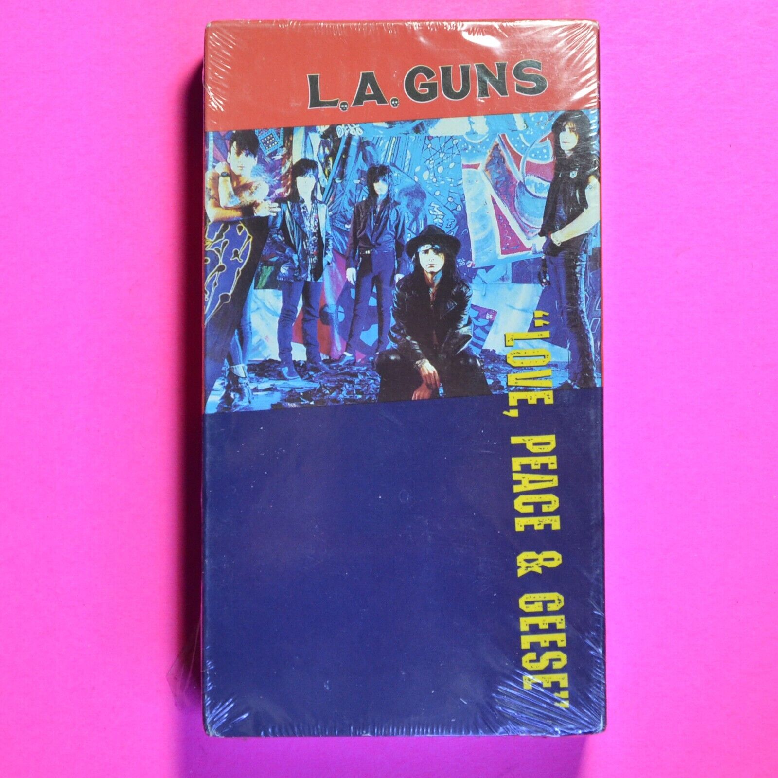 LA Guns - Sealed VHS 1990 Love, Peace, & Geese Very Rare 90s metal Music video