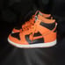 Nike Dunk High Safety Orange Size 5.5 Y / Women's 7