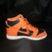 Nike Dunk High Safety Orange Size 5.5 Y / Women's 7
