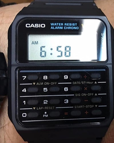 casio calculator watches for men