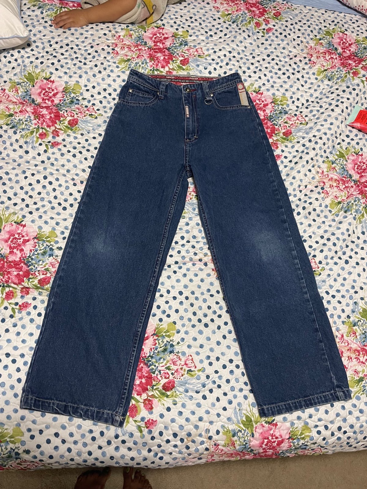 Vintage Y2K Paco Wide Leg Denim Jeans Waist size 10 - 26W