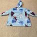 Disney Frozen Il Elsa, Anna & Olaf Long Sleeve Fleece Lined Hoodie Oversized OS