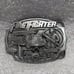 Fire Fighter Arroyo Grand Buckle 1989 Silver Fine Detail AG-13 USA Made Great !!