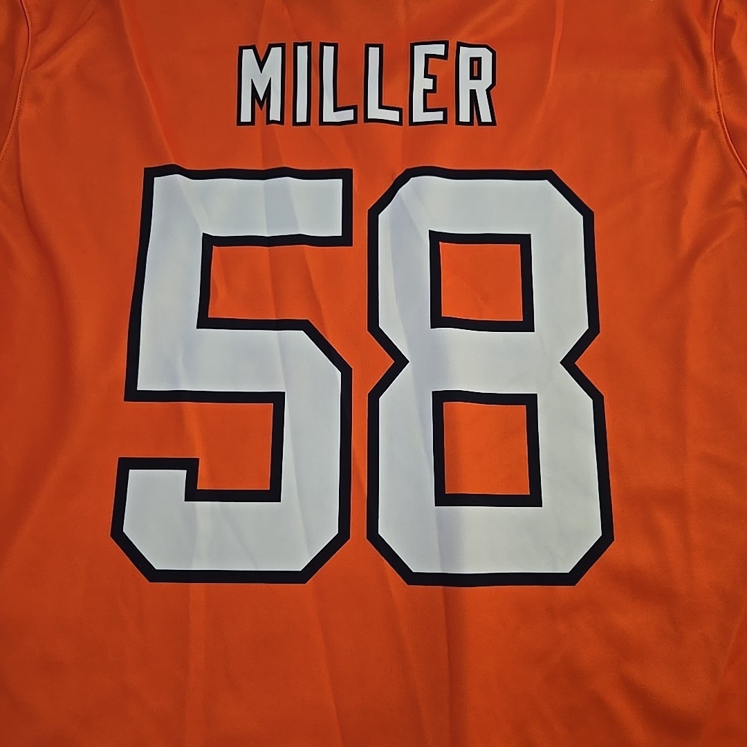 Nike Dri Fit Von Miller #58 Jersey Mens 2XL Orange Rush On Field