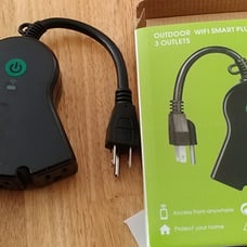 Smart Dimmer Plug, WiFi Outdoor Dimmer for String Lights, LED, Filament