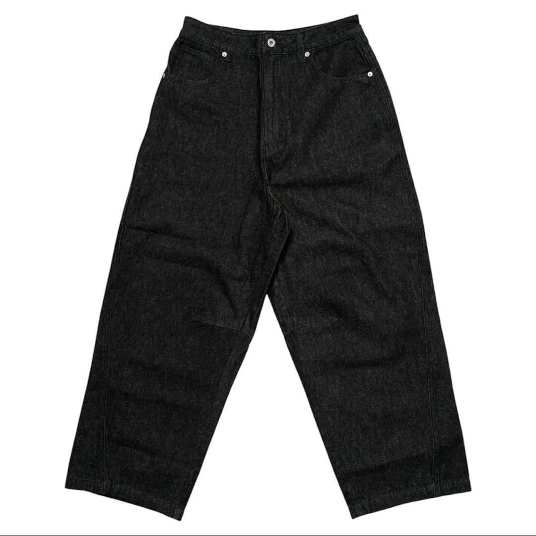 黒L Noremid RIGIT SUPER BAGGY DENIM NOREMID RIGIT SUPER BAGGY DENIM Black