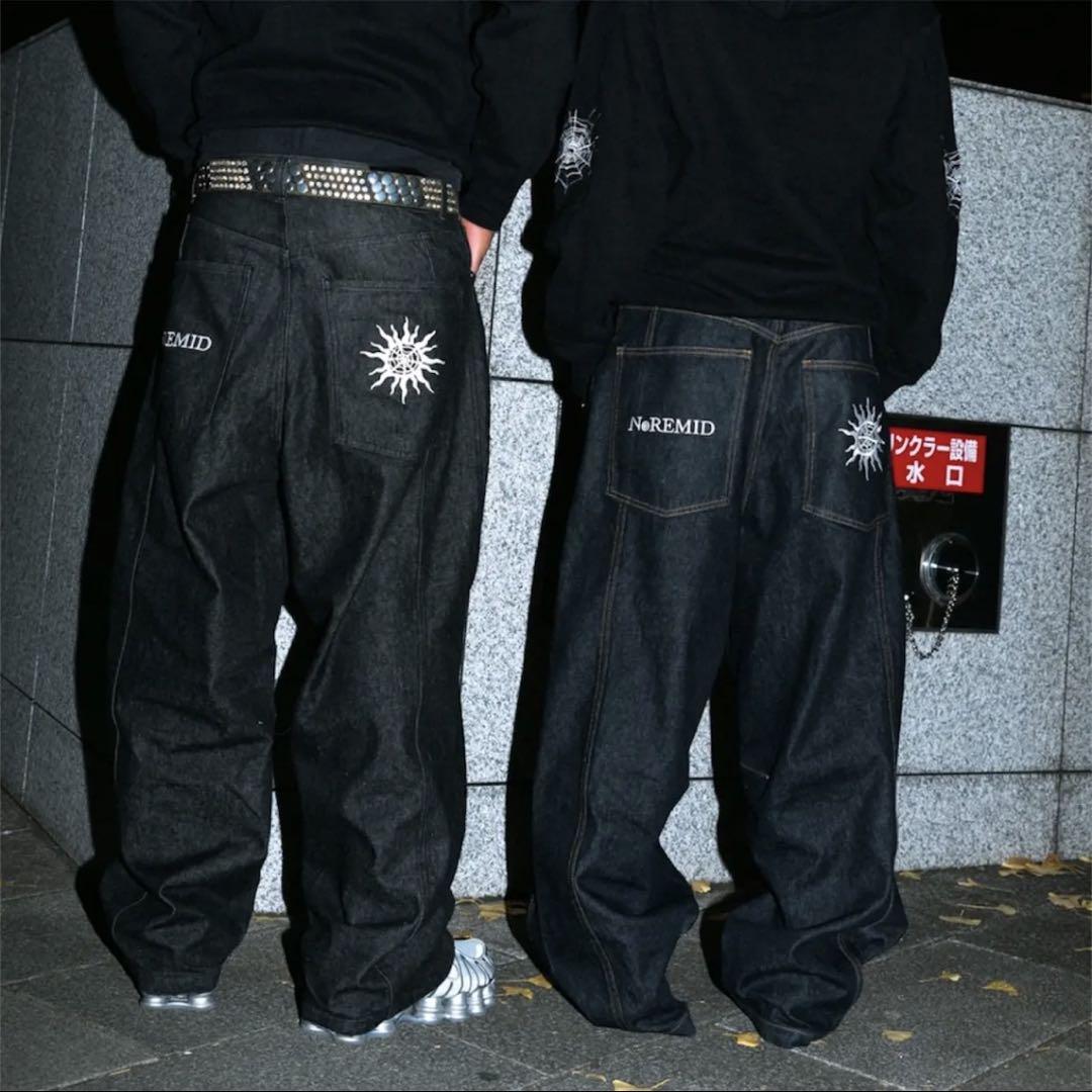 RIGIT SUPER BAGGY DENIM -Navy- | NOREMID