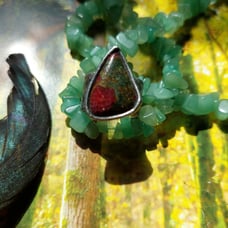 Ruby Fushite Ancient Magical Healing Ring