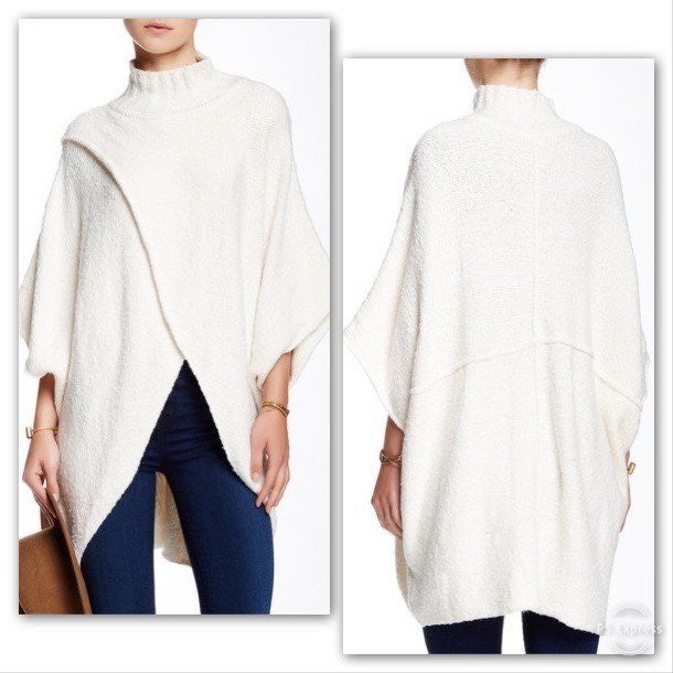 Free People all wrapped up poncho