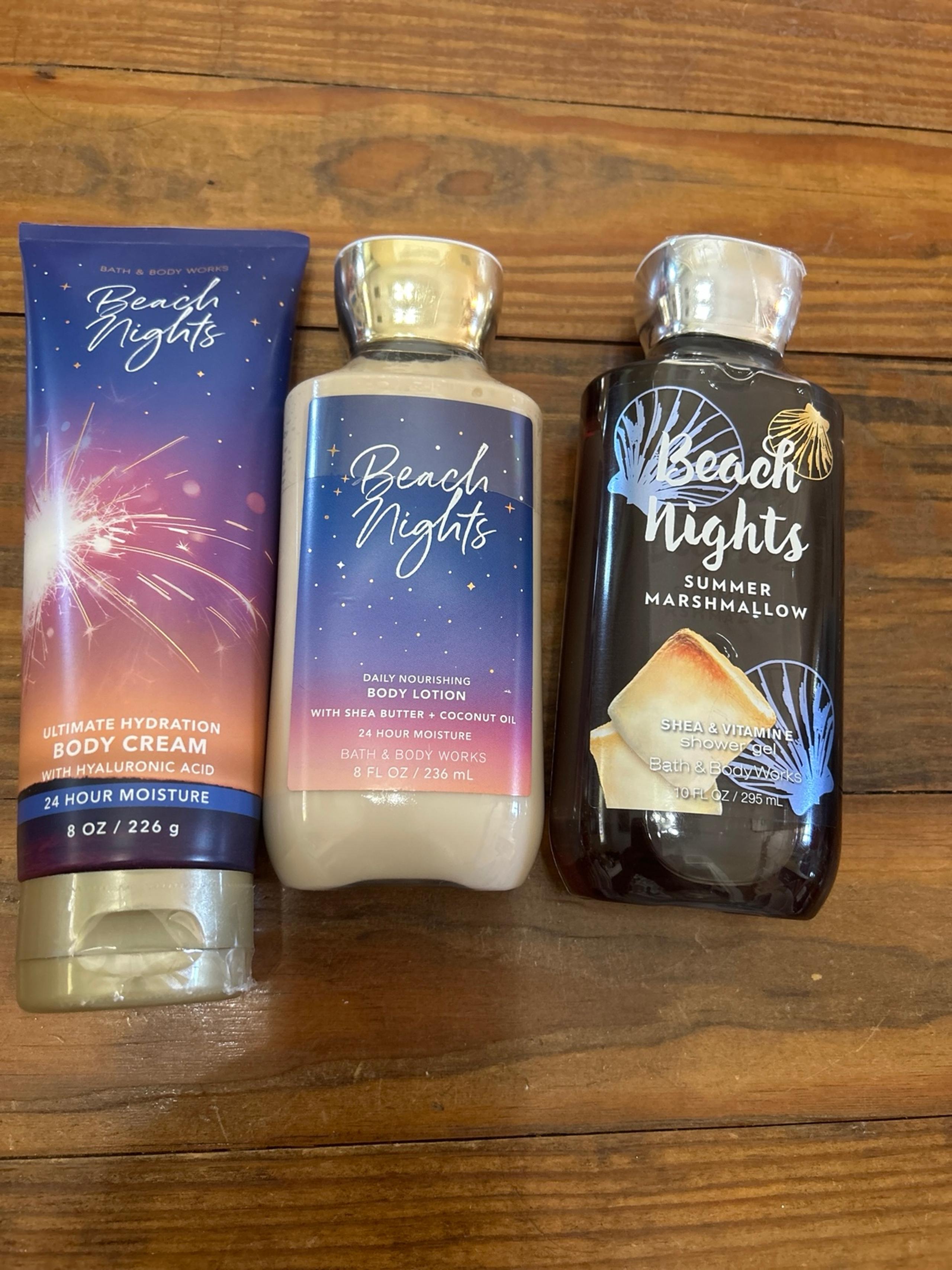 NWT BBW Beach Nights body bundle VERY RARE HTF