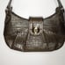 NWT Monsac Croco Embossed Leather Hobo