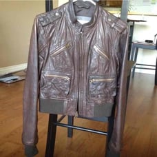 Abercrombie & Fitch Leather Moto Jacket