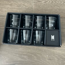 Official BTS The Best shot glass set