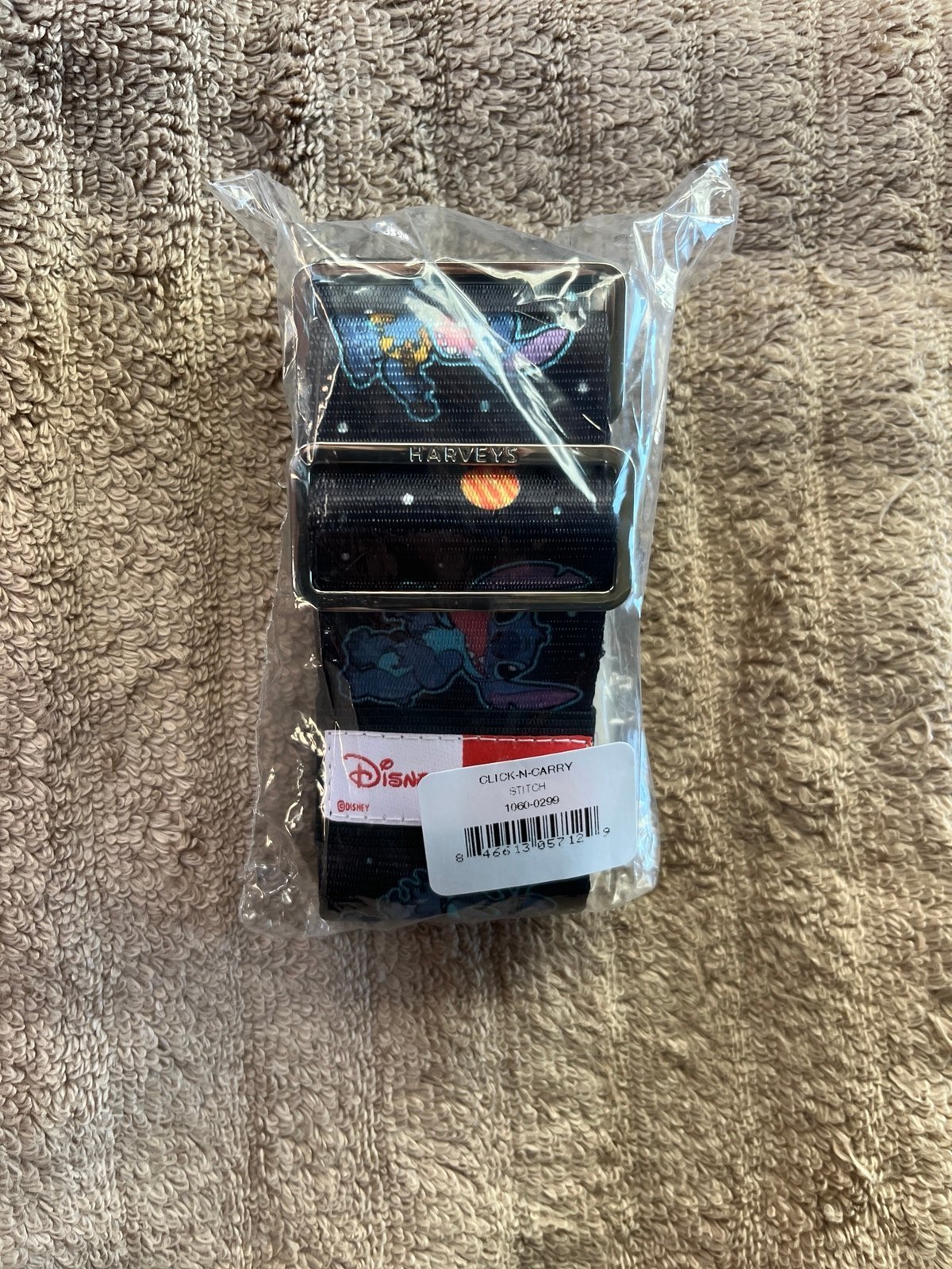 Harveys Disney Stitch CNC 5P Click N Carry Strap
