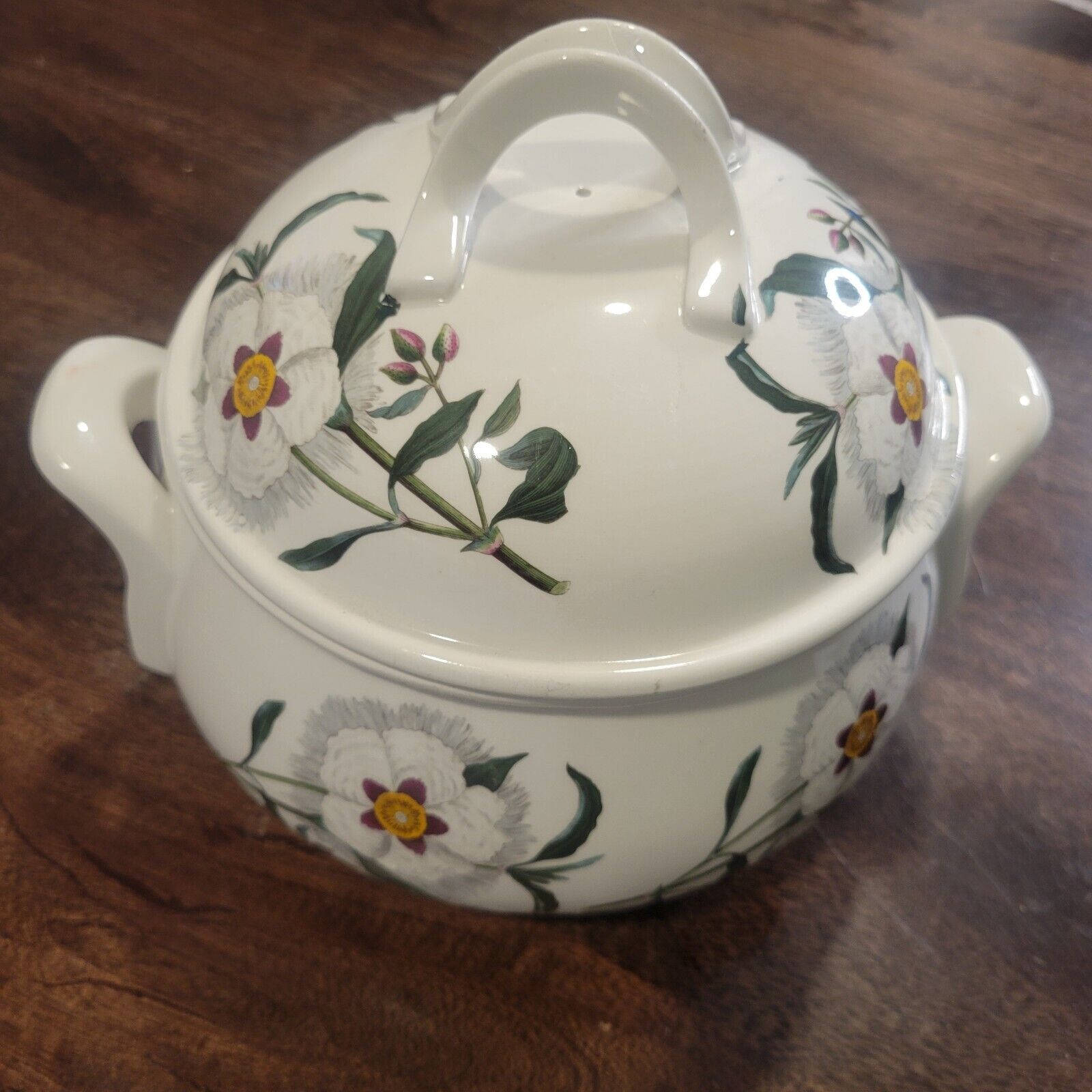 Portmeirion botanic garden Stoke on Trent soup tureen 2Qt made in England 2Pc