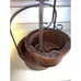Replica Antique Inset Berry Buckets Wood Baskets Hat Box Staves Iron Handle