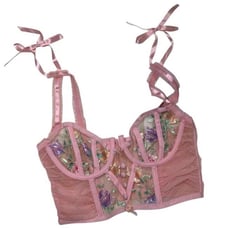 Pastel Watercolor Bustier For Love & Lemons Small