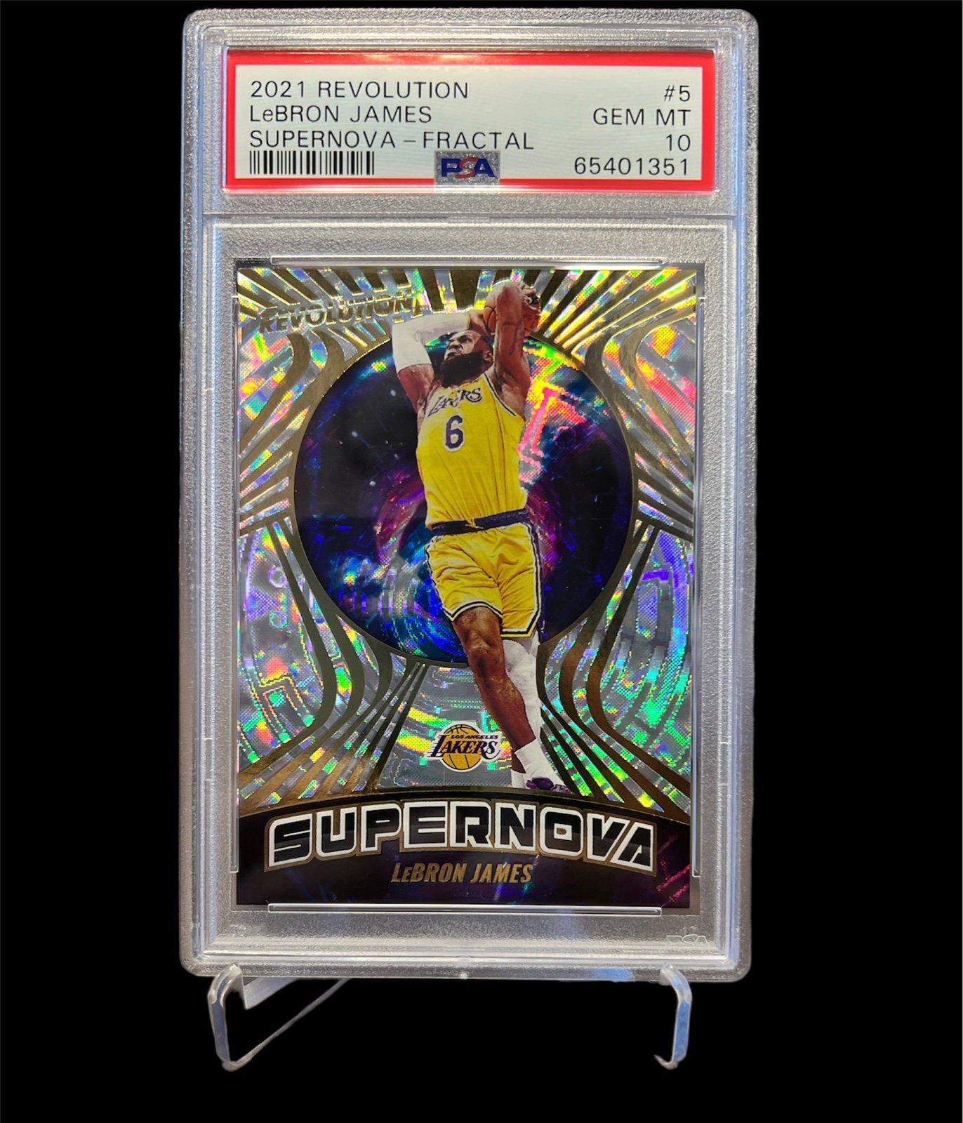 PSA 10 LeBron James Fractal POP 3