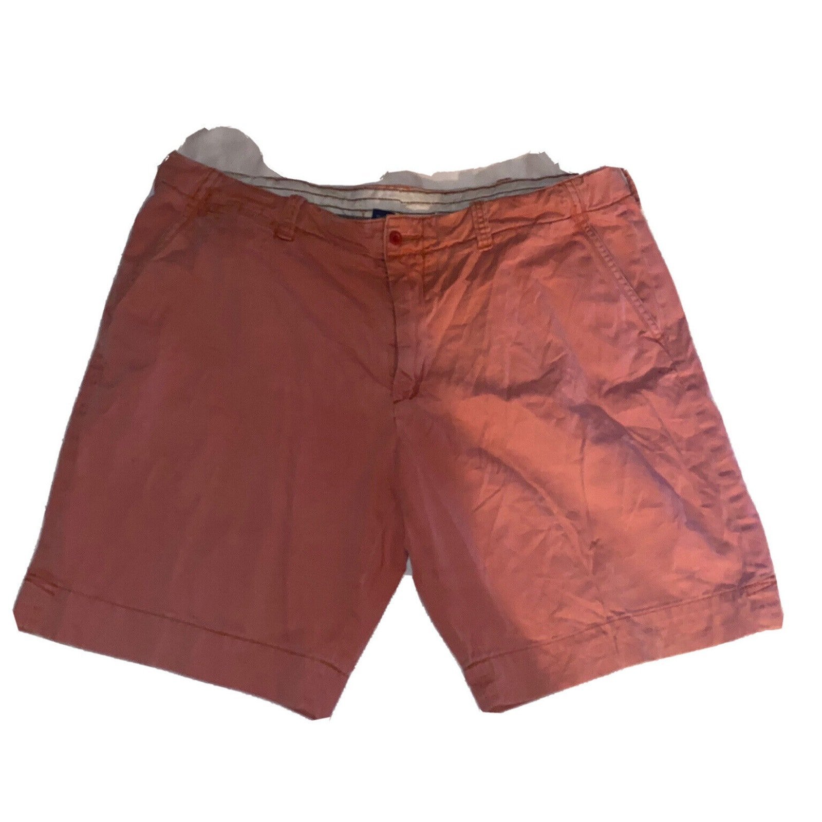 Polo Ralph Lauren Drawstring Shorts Men Size 42 Red Talon Zipper Safari Vtg