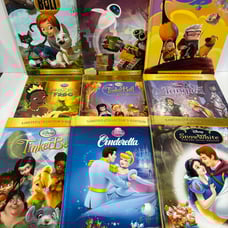 Lot of 9 Disney Read-Aloud Storybooks Tangled, Wall-E, Bolt, Up, Tinker Bell HC