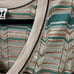 M Missoni Dress Multicolor Knitted V-Neck Long Sleeve Beach Dress Wool Size 8